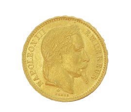Monnaie, France, 20 Francs, Napoléon III, Or, 1867, Paris (A), P14809