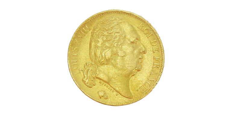 Monnaie, France, 20 Francs, Louis XVIII, Or, 1819, Paris (A), P14767