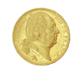 Monnaie, France, 20 Francs, Louis XVIII, Or, 1824, Lille (W), P14768