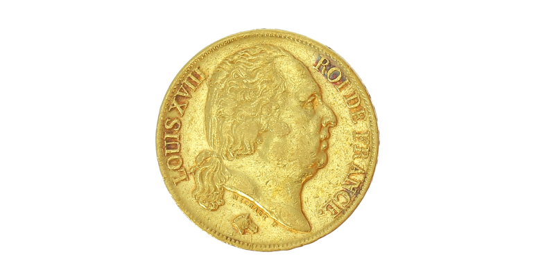 Monnaie, France, 20 Francs, Louis XVIII, Or, 1817, Paris (A), P14769