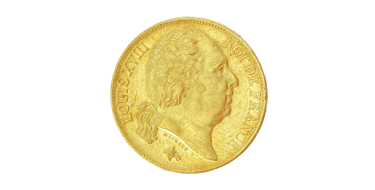 Monnaie, France, 20 Francs, Louis XVIII, Or, 1817, Paris (A), P14770