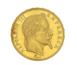 Monnaie, France, 50 Francs, Napoléon III, Or, 1864, Paris (A), P14879