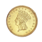 Monnaie, Etats-Unis, 1 Dollar, Indian Head, Or, 1861, Philadelphie, P14928