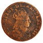 Monnaie, France , Liard au buste juvénile, Louis XIV, Cuivre, 1656, Meung sur Loire (E), P11304