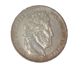 Monnaie, France, 5 Francs, Louis Philippe Ier, Argent, 1839, Rouen (B), P15007