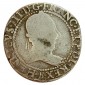 Monnaie, France , Franc au col plat, Henri III, Argent, 1578, Rouen (B), P11333