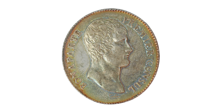 Monnaie, France, 5 Francs, Bonaparte 1er consul, Argent, An12, Paris (A), P15075