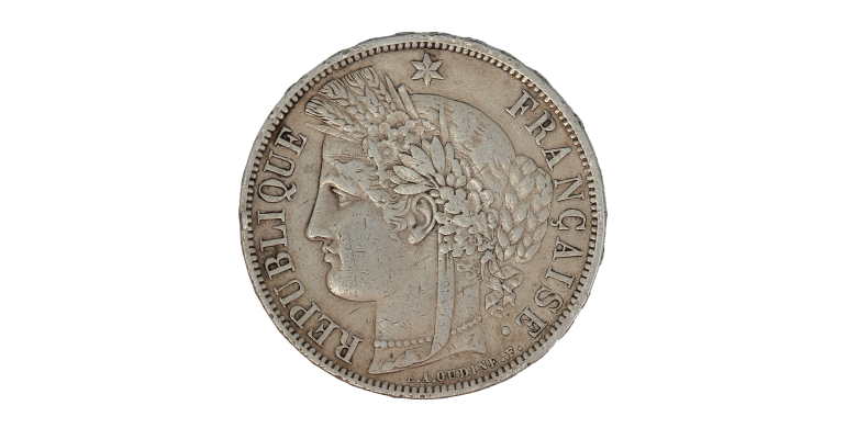Monnaie, France, 5 Francs, Cérès, Argent, 1870, Paris (A), P15083