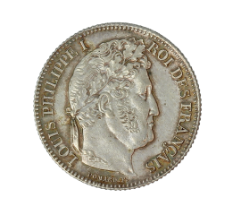Monnaie, France, 1 Franc, Louis Philippe Ier, Argent, 1843, Paris (A), P15100