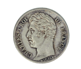Monnaie, France, 1/2 Franc, Charles X, Argent, 1826, Paris (A), P15105