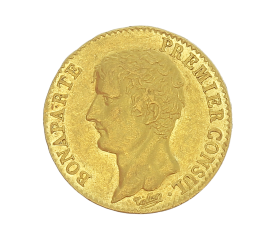 Monnaie, France, 20 Francs, Bonaparte Ier consul, Or, An 12, Paris (A), P15111