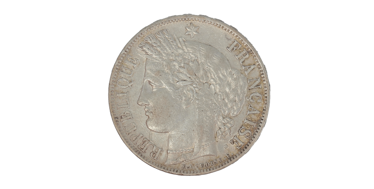 Monnaie, France, 5 Francs, Cérès, IIème République, Argent, 1851, Paris (A), P15181