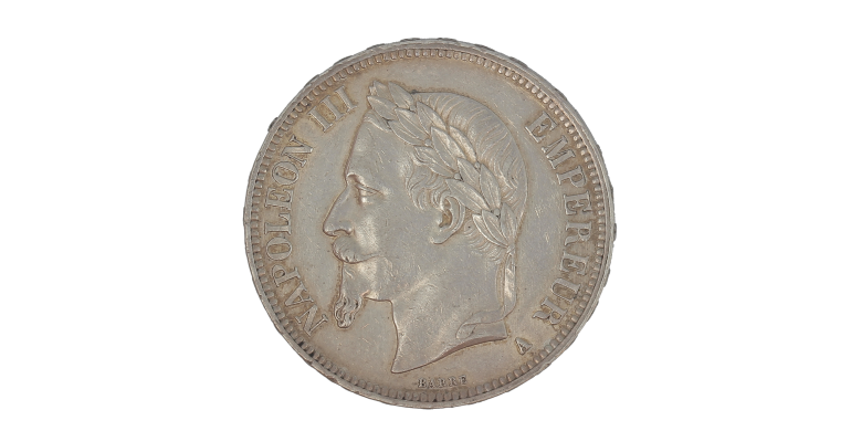 Monnaie, France, 5 Francs, Napoléon III, Argent, 1868, Paris (A), P15182