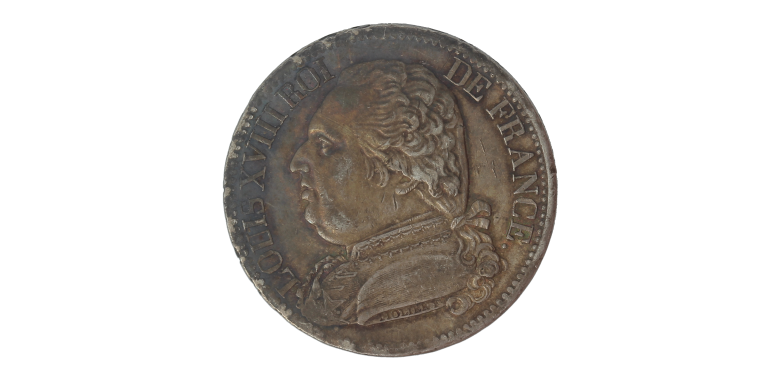 Monnaie, France, 5 Francs, Louis XVIII, Argent, 1814, Toulouse (M), P15186