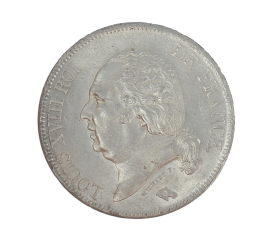 Monnaie, France, 5 Francs, Louis XVIII, Argent, 1824, Lille (W), P15202