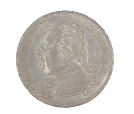 Monnaie, France, 5 Francs, Louis XVIII, Argent, 1814, Bayonne (L), P15215
