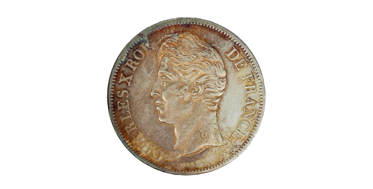 Monnaie, France, 5 Francs, Charles X, Argent, 1828, Paris (A), P15240