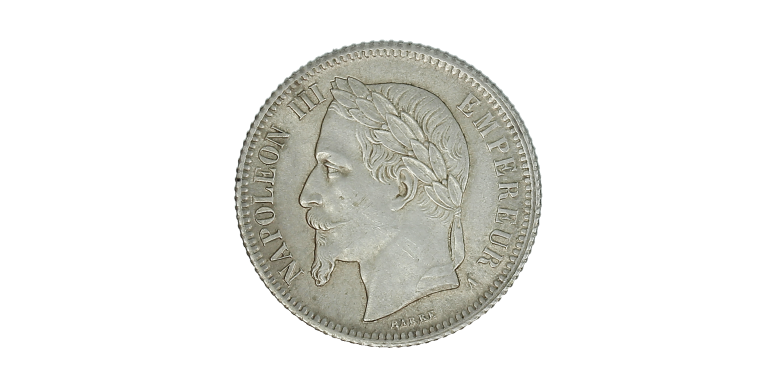 Monnaie, France, 1 Franc, Napoléon III, Argent, 1866, Paris (A), P15263