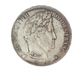 Monnaie, France, 5 Francs, Louis Philippe Ier, Argent, 1834, Nantes (T), P14990