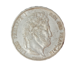 Monnaie, France, 5 Francs, Louis Philippe Ier, Argent, 1845, Strasbourg (BB), P14999