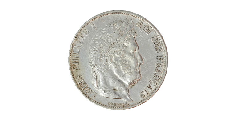 Monnaie, France, 5 Francs, Louis Philippe Ier, Argent, 1845, Lille (W), P15004