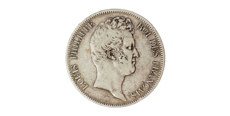 Monnaie, France, 5 Francs, Louis Philippe Ier, Argent, 1830, Lille (W), P15119