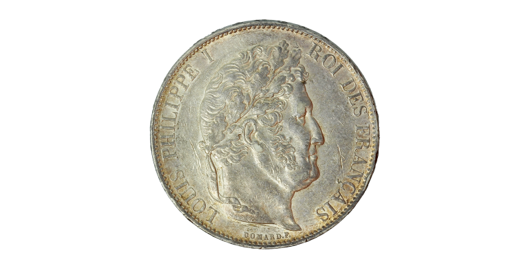Monnaie, France, 5 Francs, Louis Philippe Ier, Argent, 1844, Lille (W), P15163