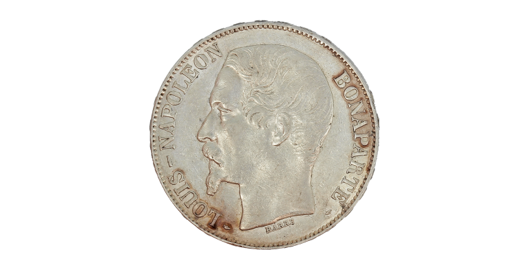 Monnaie, France, 5 Francs, Louis-Napoléon, Argent, 1852, Paris (A), P15187