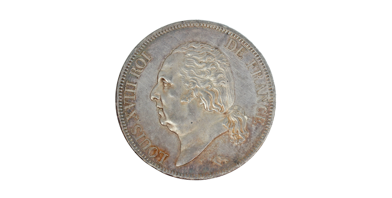 Monnaie, France, 5 Francs, Louis XVIII, Argent, 1816, Paris (A), P15221