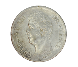 Monnaie, France, 5 Francs, Charles X, Argent, 1829, Bayonne (L), P15254