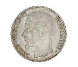 Monnaie, France, 5 Francs, Louis-Napoléon, Argent, 1852, Paris (A), P15261
