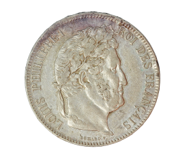 Monnaie, France, 5 Francs, Louis Philippe Ier, Argent, 1839, Lille (W), P15002