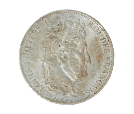 Monnaie, France, 5 Francs, Louis Philippe Ier, Argent, 1845, Lille (W), P15031