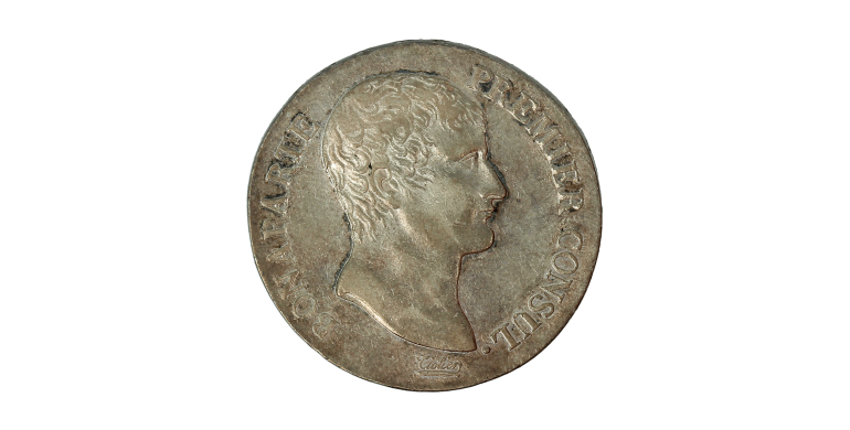 Monnaie, France, 5 Francs, Bonaparte 1er consul, Argent, An 12, Paris (A), P15085