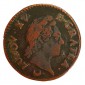 Monnaie, France , 1/2 sol à la vieille tête, Louis XV, Cuivre, 1774, Metz (AA), P11385