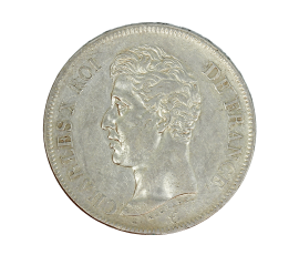 Monnaie, France, 5 Francs, Charles X, Argent, 1826, Marseille (MA), P15250