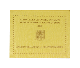 Vatican, 2 euro BU Année de l'astronomie, 2009, C10549