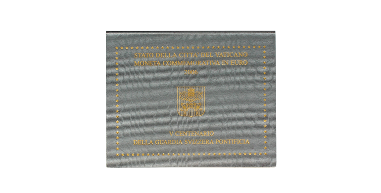 Vatican, 2 euro BU 500 ans de la Garde Suisse Pontificale, 2006, C10550