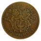 Monnaie, Colonies, 10 centimes royaume du cambodge, Norodom Ier, Bronze, 1860,, P11391
