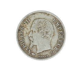 Monnaie, France, 20 centimes, Napoléon III, 1860, Argent, Paris (A), P15348