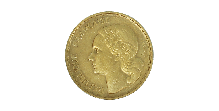 Monnaie, France, 50 Francs Guiraud, IV République, 1958, Bronze-aluminium, P15363