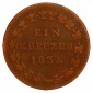 Monnaie, Nassau, 1 kreuzer, Wilhelm, Cuivre, 1834, Wiesbaden, P11398