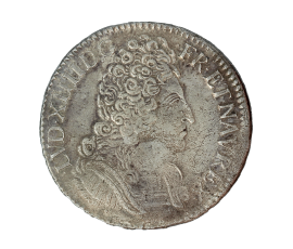 Monnaie, France, Ecu aux 3 couronnes, Louis XIV, Argent, 1709, Bordeaux, (K), P15376