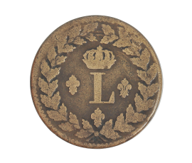 Monnaie, France, Décime, Louis XVIII, Cuivre, 1815, Strasbourg (BB), P15396