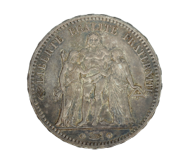 Monnaie, France, 5 Francs, Hercule, IIIème République, Argent, 1876, Paris (A), P15398