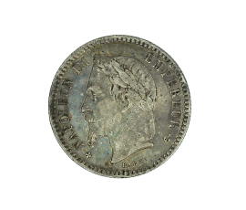 Monnaie, France, 50 centimes, Napoléon III, Argent, 1864, Strasbourg (BB), P15415