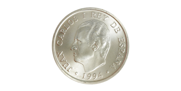 Monnaie, Espagne, 2000 Pesetas, Juan Carlos Ier, Argent, 1994, P15433