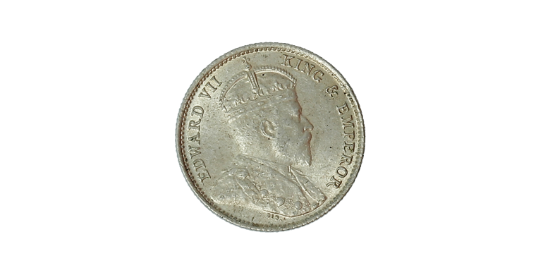 Monnaie, Hong-Kong, 5 Cents, Edouard VII, 1904, Argent, Londres, P15444