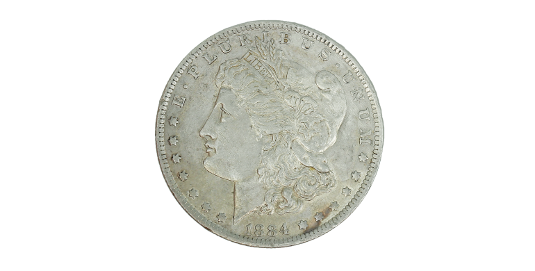 Monnaie, Etats-Unis, 1 Dollar Morgan, 1884, Argent, La Nouvelle-Orléans (O), P15450