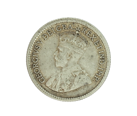 Monnaie, Canada, 5 Cents, George V, 1912, Argent, Londres, P15466